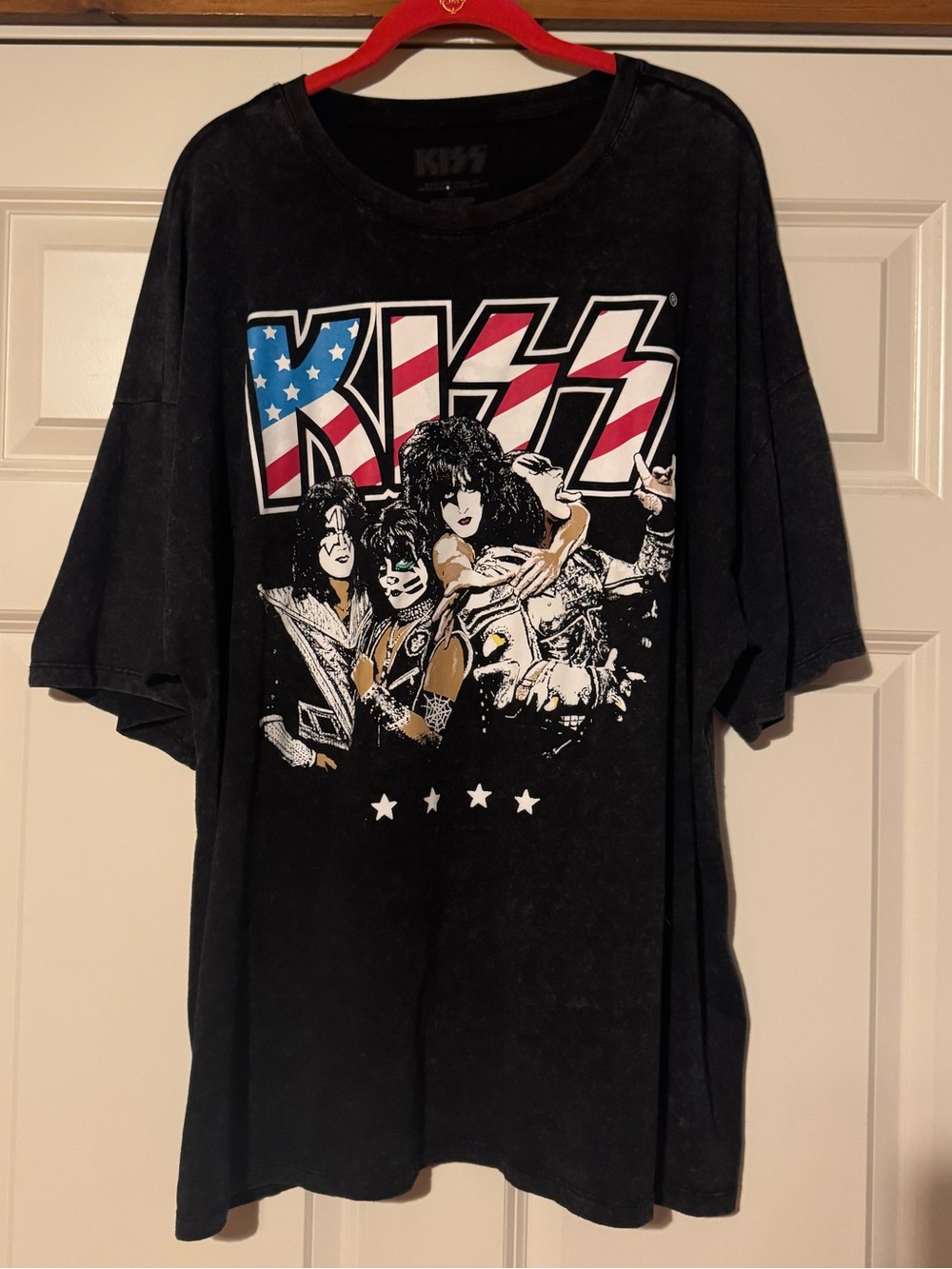 KISS Band Oversized Graphic Tee - XL